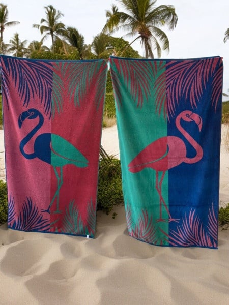 Plažni peškir Flamingo 86x160cm ( VLK000668-flamingo )