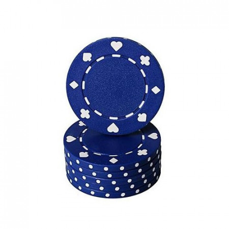Poker žeton - Plavi ( MAN-061 BLU )