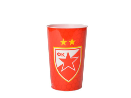 Popy, čaša, plastična, Crvena zvezda, 250ml ( 300825 ) - Img 1