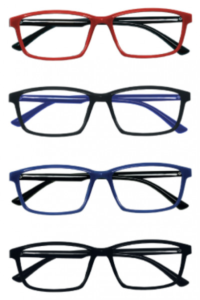 Prontoleggo naočare za čitanje sa dioptrijom King crveno-crne, crne, plavo-crne, crno-plave - Img 1
