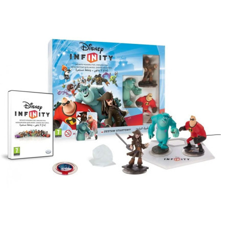 PS3 Infinity Starter Pack (Jack Sparrow+Mr.Incredible+Sulley+Game+Playset Piece+Power Disc) ( 017837 )