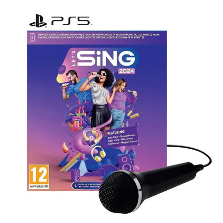 PS5 Let's Sing 2024 - Single Mic Bundle ( 054595 )