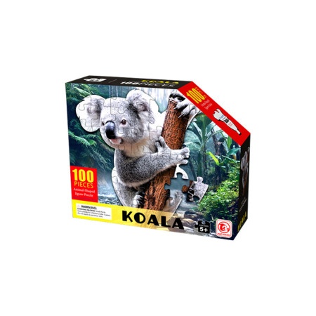 Puzzle U Obliku Životinje - Koala 100 Delova ( 1039683 )