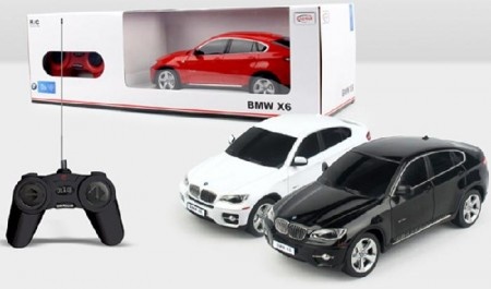 Rastar igračka RC automobil BMW X6 1:24 - crv, bel ( A013524 )