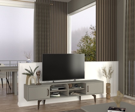 Roi tv komoda sivo-textile ( 0000438 )