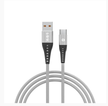 S-Link sl-stm60m s-link-37186 Kabl micro usb 1 m 3a srebrni epruveta  ( 20917 )-1