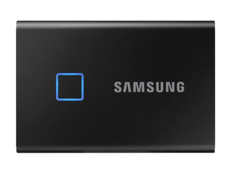 Samsung eksterni SSD 2TB portable T7 touch black USB 3.2 ( 0001288395 )