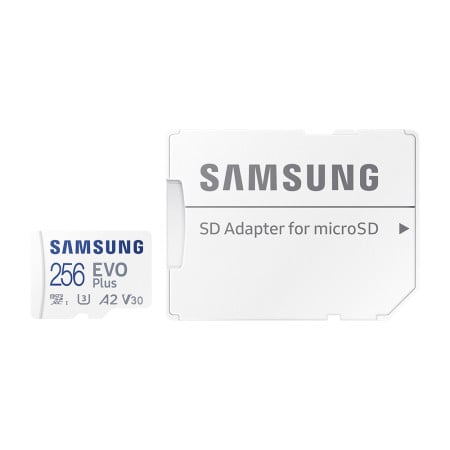 Samsung evo plus micro SD 256GB, SDXC, UHS-III V30 A2 w/SD adapter ( MB-MC256KA/EU )