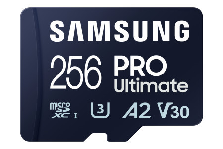 Samsung MicroSD 256GB, pro ultimate, SDXC, UHS-I U3 V30 A2, Read up to 200MB/s, Write up to 130 MB/s, w/SD adapter ( MB-MY256SA/WW )