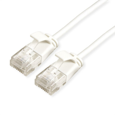 Secomp roline UTP Data Center PatchCord, SLIM, Cat6A/Cl.EA, LSOH, white, 0.15m ( 4395 )