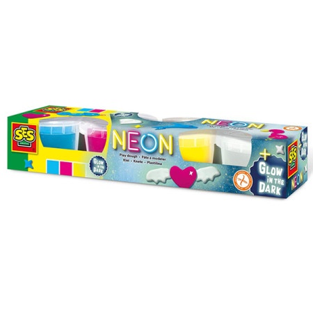 Ses Creative plastelin neon i glow ( 1036086 )