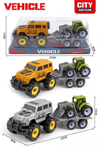 Set igračaka - Džip sa prikolicom i traktor ( 042696 )
