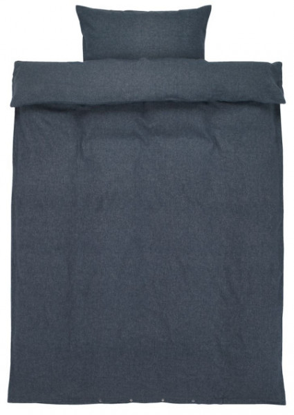 Set posteljina Ronja flanel 140x200 teksas plava ( 7323280 )