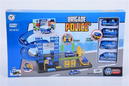 Set za igru - Policijska garaža sa vozilima ( 995580 )