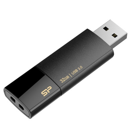 Silicon Power 32GB USB Flash Drive, USB3.2, Blaze B05 Black ( SP032GBUF3B05V1K ) - Img 1