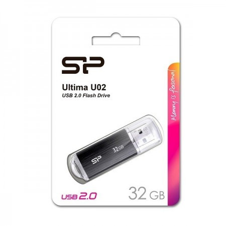 Silicon Power TW USB Ffalsh memorija 32GB 2.0/ultima U02 crna ( UFSU0232K/Z )