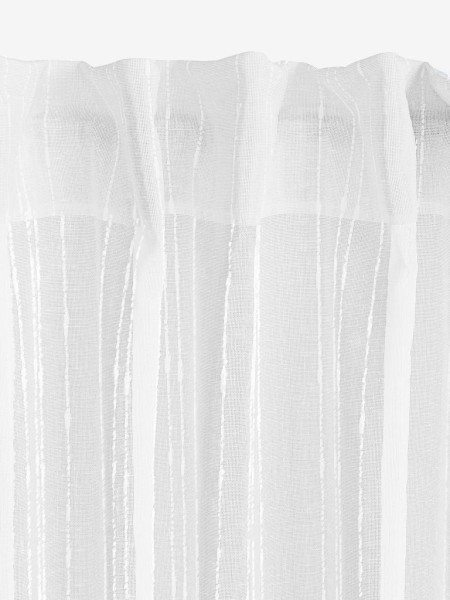 Skorpa zavesa 1x140x300 pruge bela ( 5095201 ) - Img 1