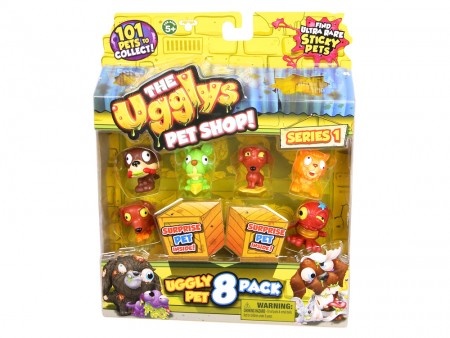 Smile factory ugglys pet shop figure 8pk s1 ( SF19409 )