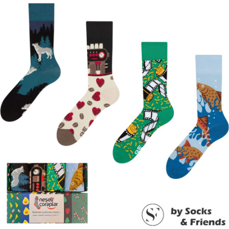 Socks &amp; Friends set čarapa 4/1 funny wild ( 3436 ) - Img 1