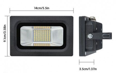 Spectra LED reflektor 15W LRSMDA3-15 6500K beli ( 112-1013 ) - Img 1