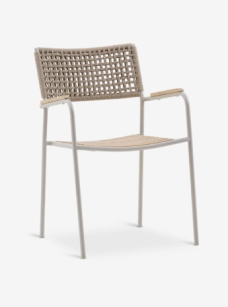 Stacking chair beige