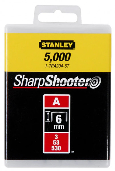 Stanley klemerice tip &quot;A&quot; (53) / 1000kom - 6 mm ( 1-TRA204T ) - Img 1