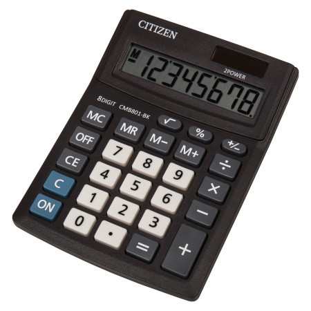 Stoni kalkulator CMB-801-BK, 8 cifara Citizen ( 05DGC208 ) - Img 1