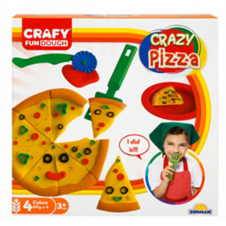 Sunman set crazy pizza 10 kom (4 boje/6 dodataka) ( A048031 )