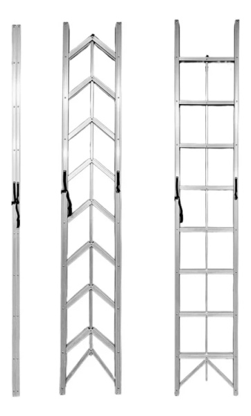 SuperStep Sklapajuće Alu Merdevine 8 Gazišta 266cm ( 1638 )