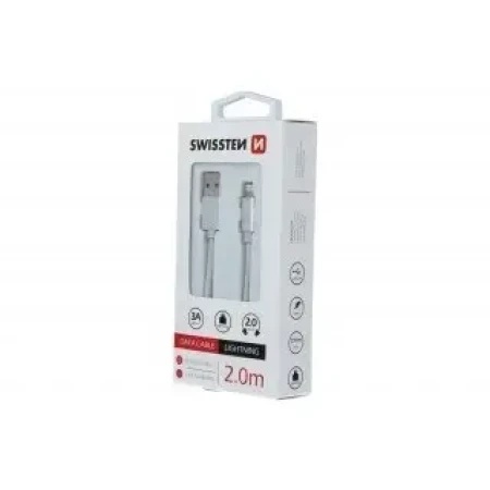 Swissten kabl USB/Lightning 2,0m siva ( 80046 )