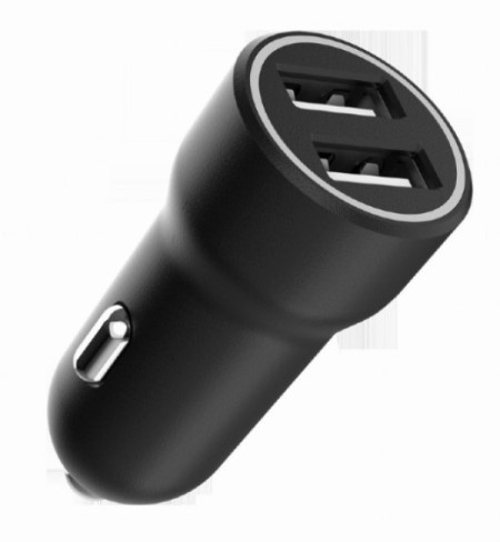 TA-UC-2A15-CAR-01 Gembird 2-port USB car charger, 3.1A, 15.5W, black