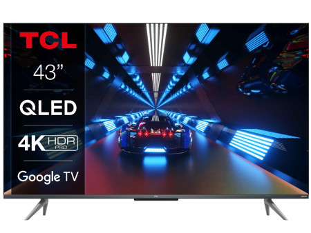 TCL QLED/43"/4K HDR/144Hz/GoogleTV/crna televizor ( 43C735 )