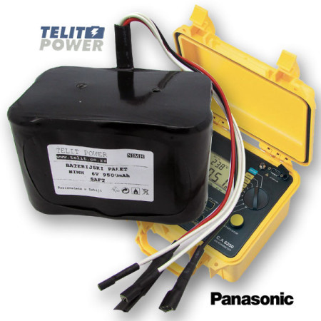 TelitPower baterija za Chauvin Arnoux TIP 6250 NiMH 6V 9500mAh Saft ( P-1489 )