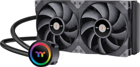 Thermaltake cl-w320-pl14bl-a toughliquid 280 argb black, cpu cooler