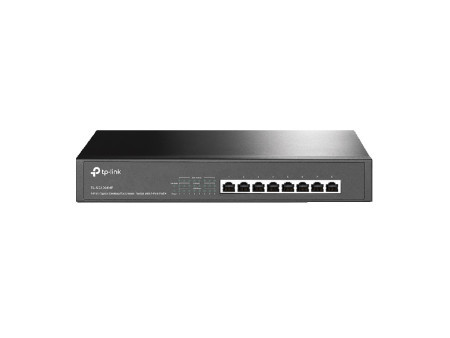 TP-LINK switch gigabit 8x RJ45 10/100/1000Mbps, 8-Port PoE+, desktop/rackmount ( TL-SG1008MP )