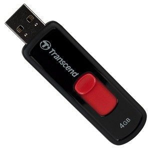 Transcend USB 4GB JetFlash 500 Black/Red ( TS4GJF500 ) - Img 1