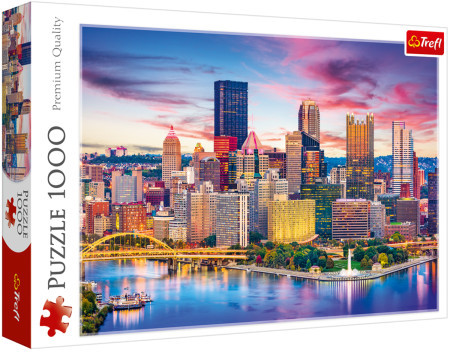 Tref line puzzle 1000 pitsburgh us ( T10723 )