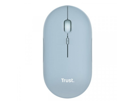 Trust puck wireless rchrg miš blue (24126)