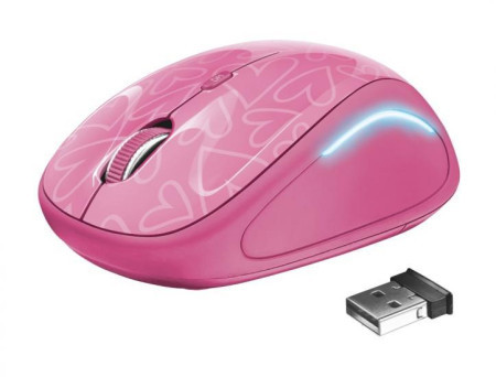 Trustr FX wireless mouse pink (22336)