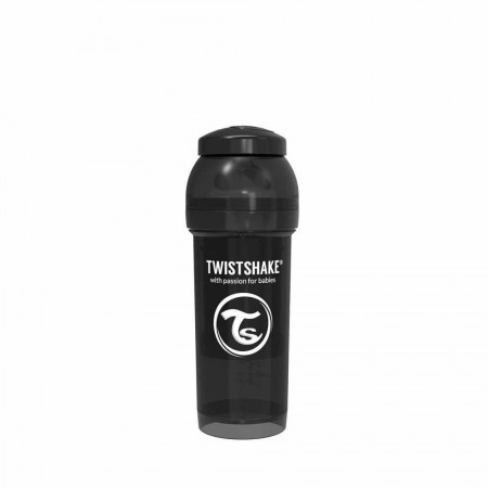 Twistshake flašica za bebe 260ml black ( TS78043 ) - Img 1