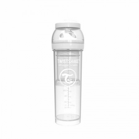 Twistshake flasica za bebe 330ml white ( TS78018 )