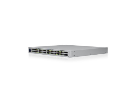 Ubiquiti 48-port, layer 3 switch supporting 10G SFP+ connections with fanless cooling ( USW-PRO-48-EU )