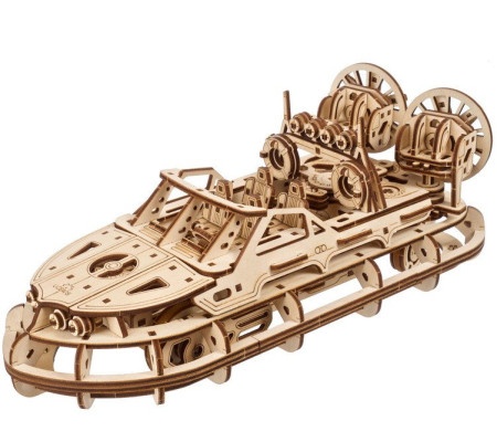 Ugears 3D mehanička slagalica - SPASILAČKI HOVERCRAFT ( 7210)
