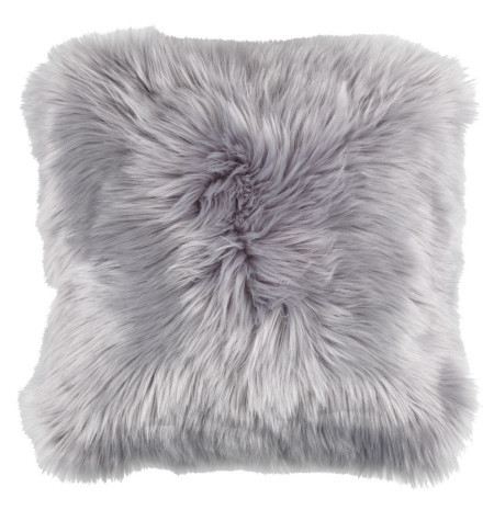 Ukrasni jastuk Taks 40x40 fake fur grey ( 6831143 ) - Img 1