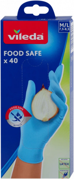 Vileda rukavice Food Safe 40 M/L ( 6701724 )
