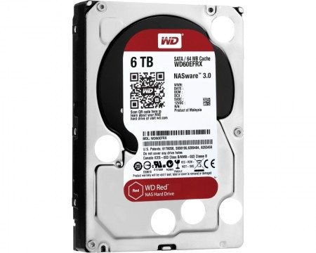 WD 6TB 3.5&quot; SATA III 64MB IntelliPower WD60EFRX Red - Img 1