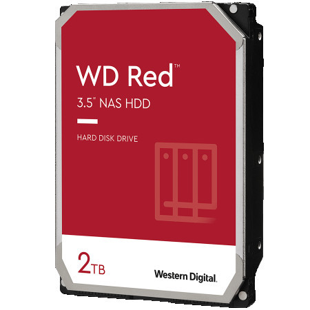 WD HDD NAS red plus (3.5, 2TB, 128MB, 5400 RPM, SATA 6 Gbs) ( WD20EFZX )
