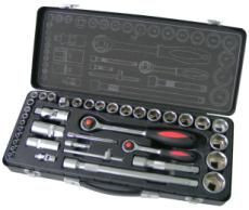 Womax ključ nasadni sa račnom 1/4" set 38 kom ( 0545603 )