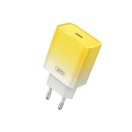 XO CE18 žuti Brzi punjač USB-C 30W ( XO0288 )