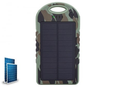 Xwave 6000mAh/imput/output2A / dual USB/ solarni punjac, camping flash ( Camp L 60 military )